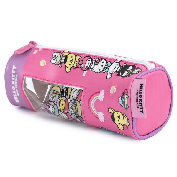 Hello Kitty Barrel Pencil Case LKT Sport Tubular style zipped pencil caseVibrant pastel coloured pencil case featuring Hello Kitty and her Friends around the pencil caseFor all your stationery storage needs at home or at schoolOfficial licensed productApp