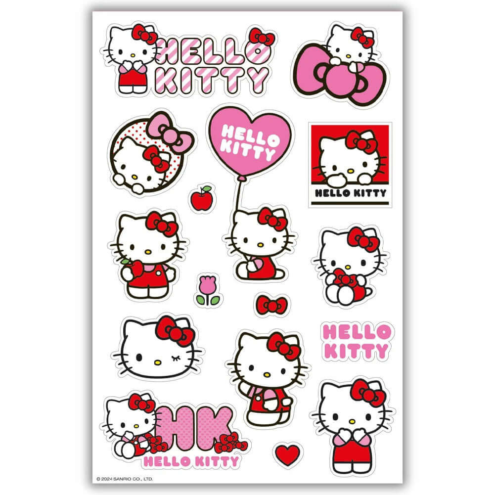 Hello Kitty Birthday Card With Stickers LKT Sport Entertainment>TV Series>Hello Kitty Greeting Cards