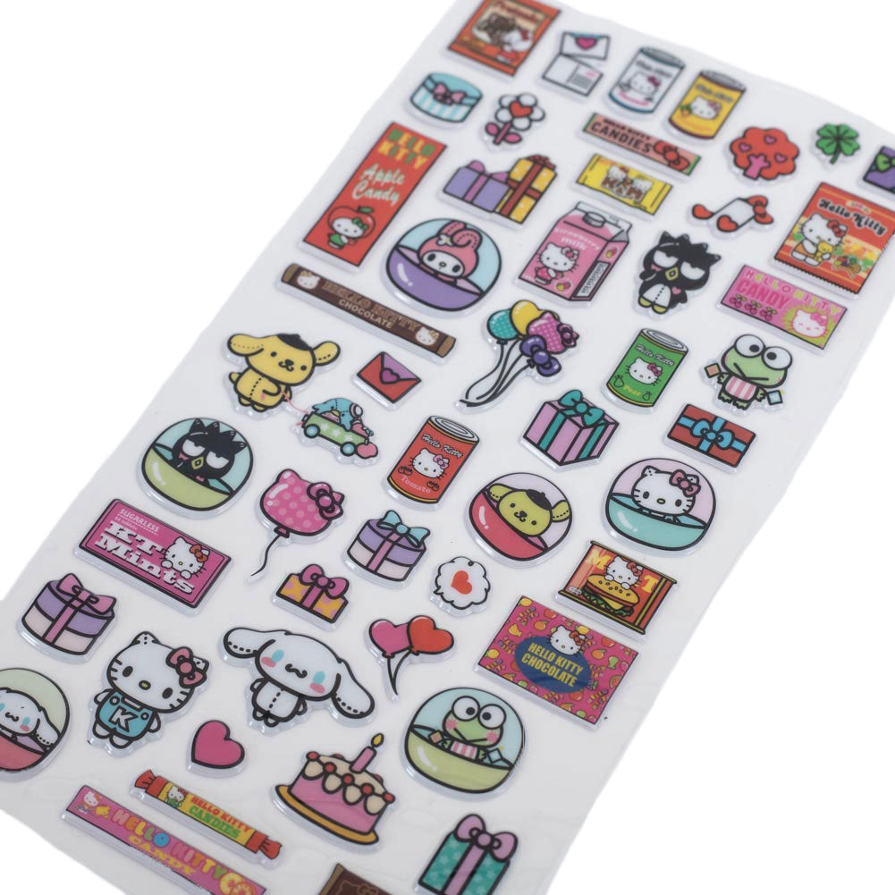 Hello Kitty & Friends Puffy Sticker Set LKT Sport Entertainment>TV Series>Hello Kitty Puffy Decorative Stickers