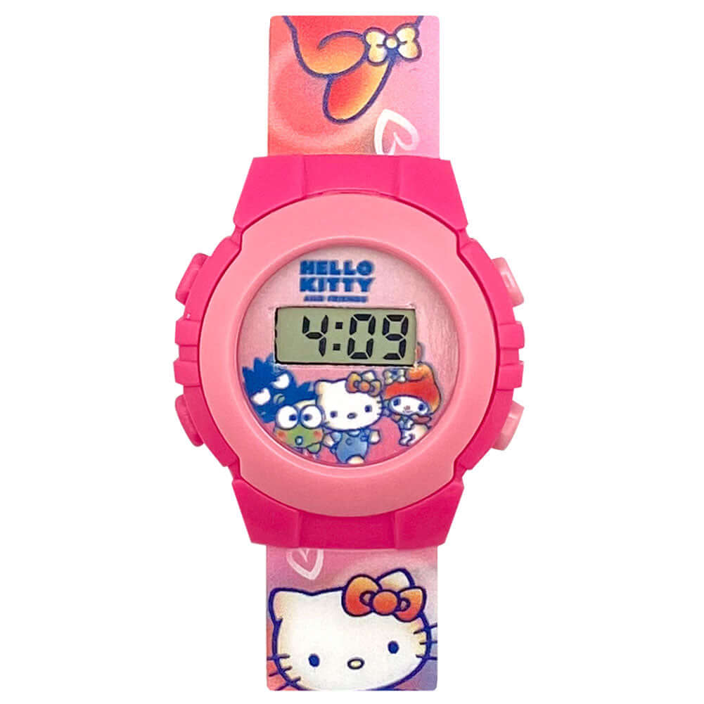 Hello Kitty Kids Digital Watch LKT Sport Kids classic digital watchEasy to read display featuring Hello Kitty and friends in the backgroundVibrant printed silicone strap with traditional buckle fasteningManufacturer's 1 year guaranteeOfficial licensed pro Hauptbild