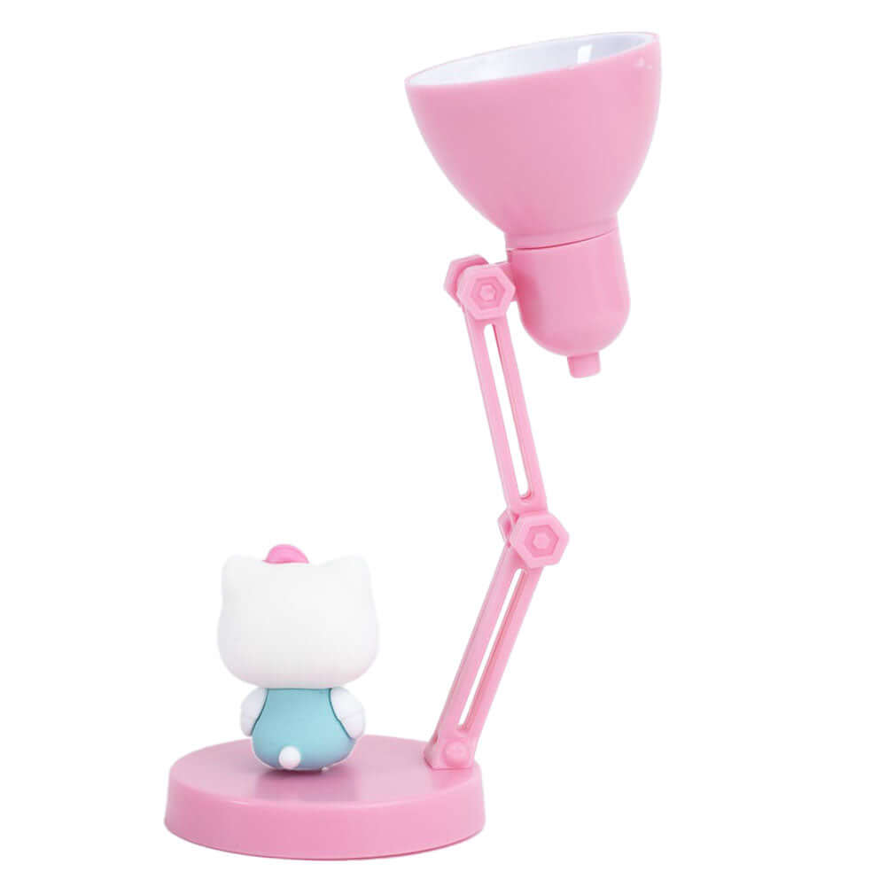 Hello Kitty Mini Desk Lamp LKT Sport Compact Mini LED lamp with a removable figurine and an adjustable headFeatures a Chibi style character on the base which will brighten up everyone's deskOperated by 3 x LR41 batteries (included)Official licensed produc