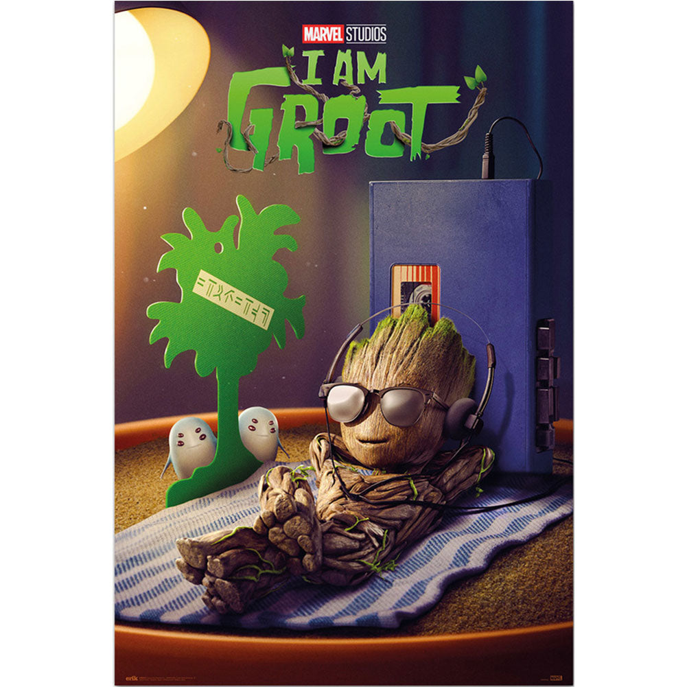 I Am Groot Poster Get Your Groot On 118 LKT Sport Entertainment>Movies>Guardians Of The Galaxy Posters