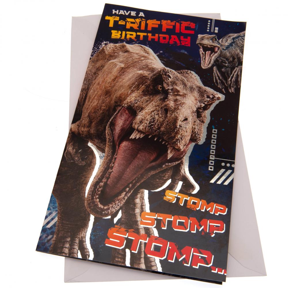 Jurassic World Birthday Card LKT Sport Entertainment>Movies>Jurassic World Greeting Cards