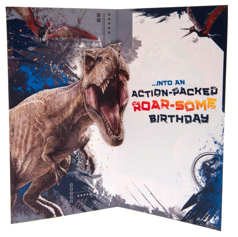 Jurassic World Birthday Card LKT Sport Entertainment>Movies>Jurassic World Greeting Cards