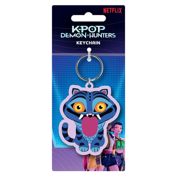 K-POP Demon Hunters Derpy Acrylic Keyring LKT Sport Hard 3mm thick acrylic keyring with chain and split ringBright, colourful and highly detailedIdeal for attaching to keys, bags, belts and other itemsWipe cleanOfficial licensed productApprox 65mm x 45mm