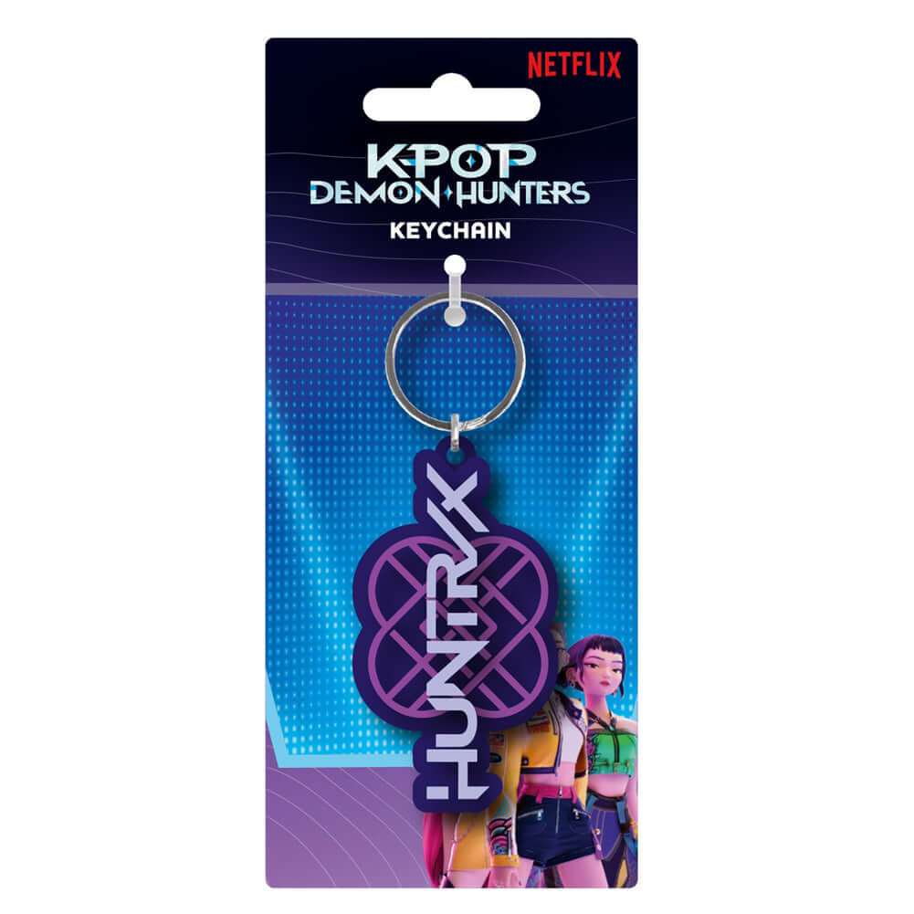 K-POP Demon Hunters Huntrix PVC Keyring LKT Sport Soft, durable 5mm thick PVC Keyring with chain and split ringBright, colourful and highly detailedIdeal for attaching to keys, bags, belts and other itemsWipe cleanOfficial licensed productApprox 70mm x 40 Main image