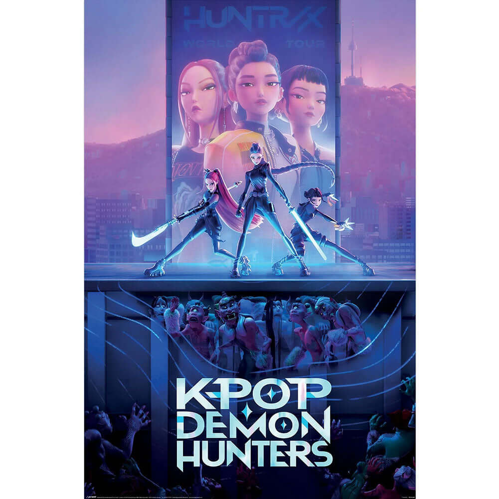 K-POP Demon Hunters Key Art Poster 42 LKT Sport Entertainment>Movies>K-POP Demon Hunters Posters