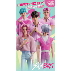 K-Pop Demon Hunters Saja Boys Birthday Card LKT Sport Entertainment>Movies>K-POP Demon Hunters Greeting Cards