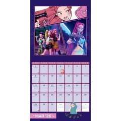 K-Pop Demon Hunters Square Calendar 2026 LKT Sport Entertainment>Movies>K-POP Demon Hunters Wall Calendars