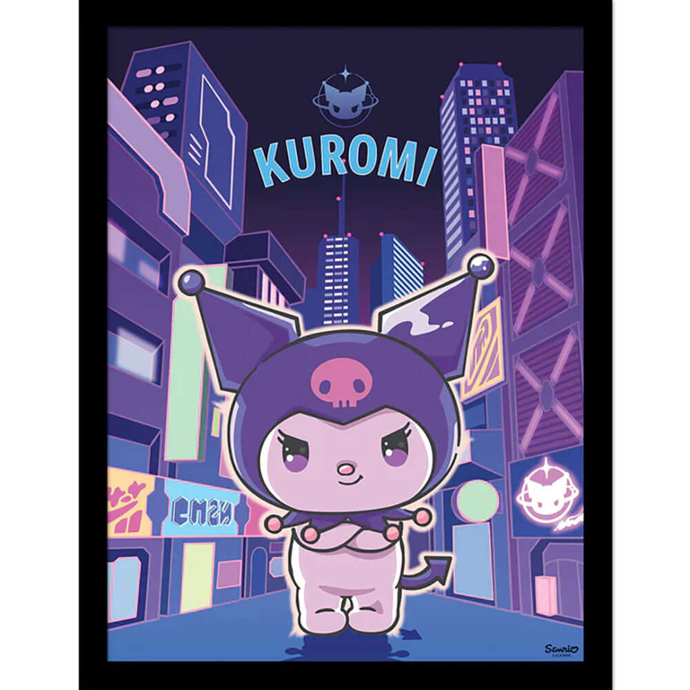 Kuromi Ambition Picture 16 x 12 LKT Sport Entertainment>TV Series>Kuromi Prints