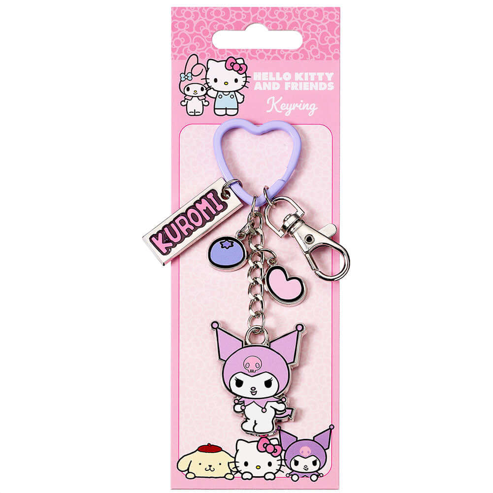 Kuromi Charm Keyring LKT Sport Entertainment>TV Series>Kuromi Keychains