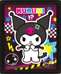 Kuromi Framed 3D Picture LKT Sport Entertainment>TV Series>Kuromi Posters