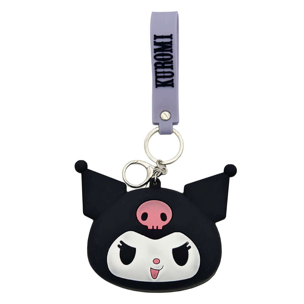 Kuromi PVC Coin Purse Keyring LKT Sport Entertainment>TV Series>Kuromi Coin Purses