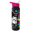 Kuromi Plastic Drinks Bottle LKT Sport Lightweight everyday plastic drinks bottleBlack bottle featuring a colourful Kuromi motifScrew top lid with a closable clear drinking spoutHand wash onlyOfficial licensed productApprox 700ml (25oz)Approx 23cm tall, 7