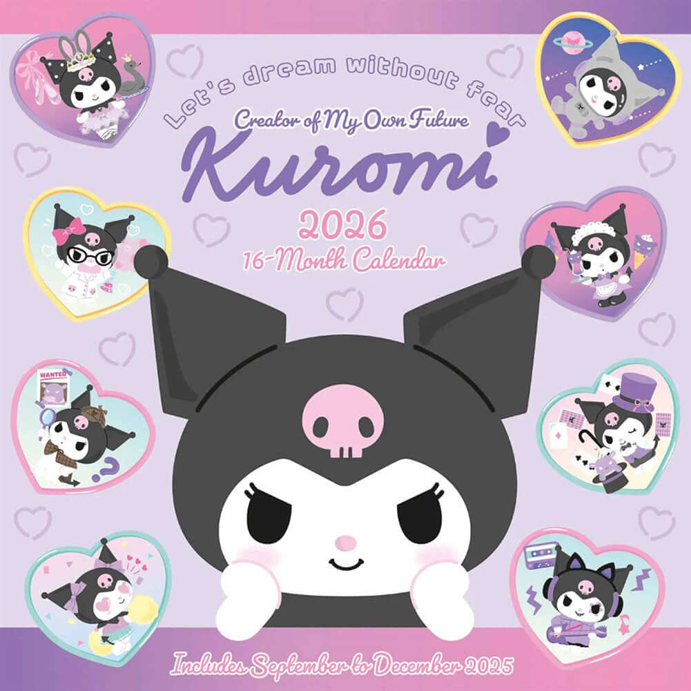 Kuromi Square Calendar 2026 LKT Sport Entertainment>TV Series>Kuromi Wall Calendars