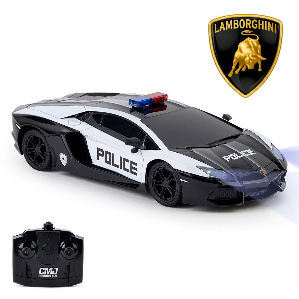 Lamborghini Aventador Radio Controlled Car 1:24 Scale Police LKT Sport Entertainment>Brands>Car Brands>Lamborghini Remote Control Cars & Trucks