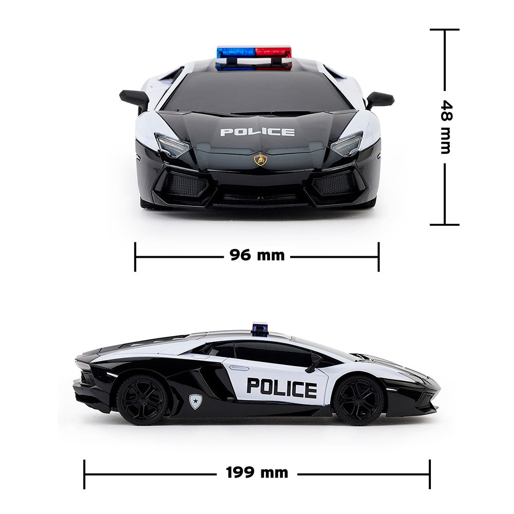 Lamborghini Aventador Radio Controlled Car 1:24 Scale Police LKT Sport Entertainment>Brands>Car Brands>Lamborghini Remote Control Cars & Trucks