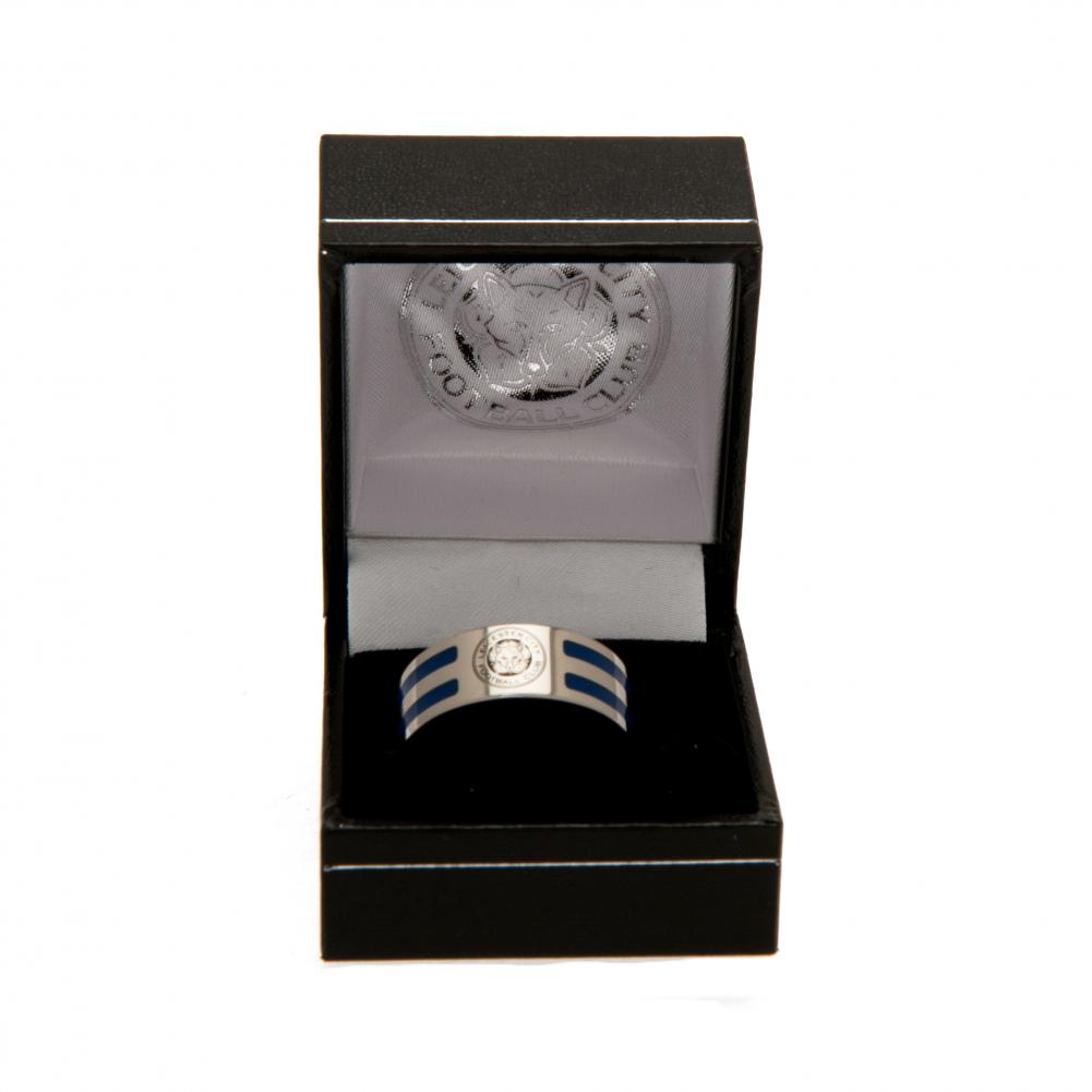 Leicester City FC Colour Stripe Ring Medium LKT Sport Football>Football League>Leicester City FC|Football>Premier League Rings