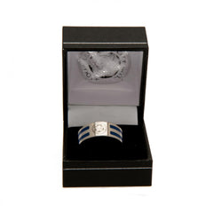 Leicester City FC Colour Stripe Ring Small LKT Sport Football>Football League>Leicester City FC|Football>Premier League Rings