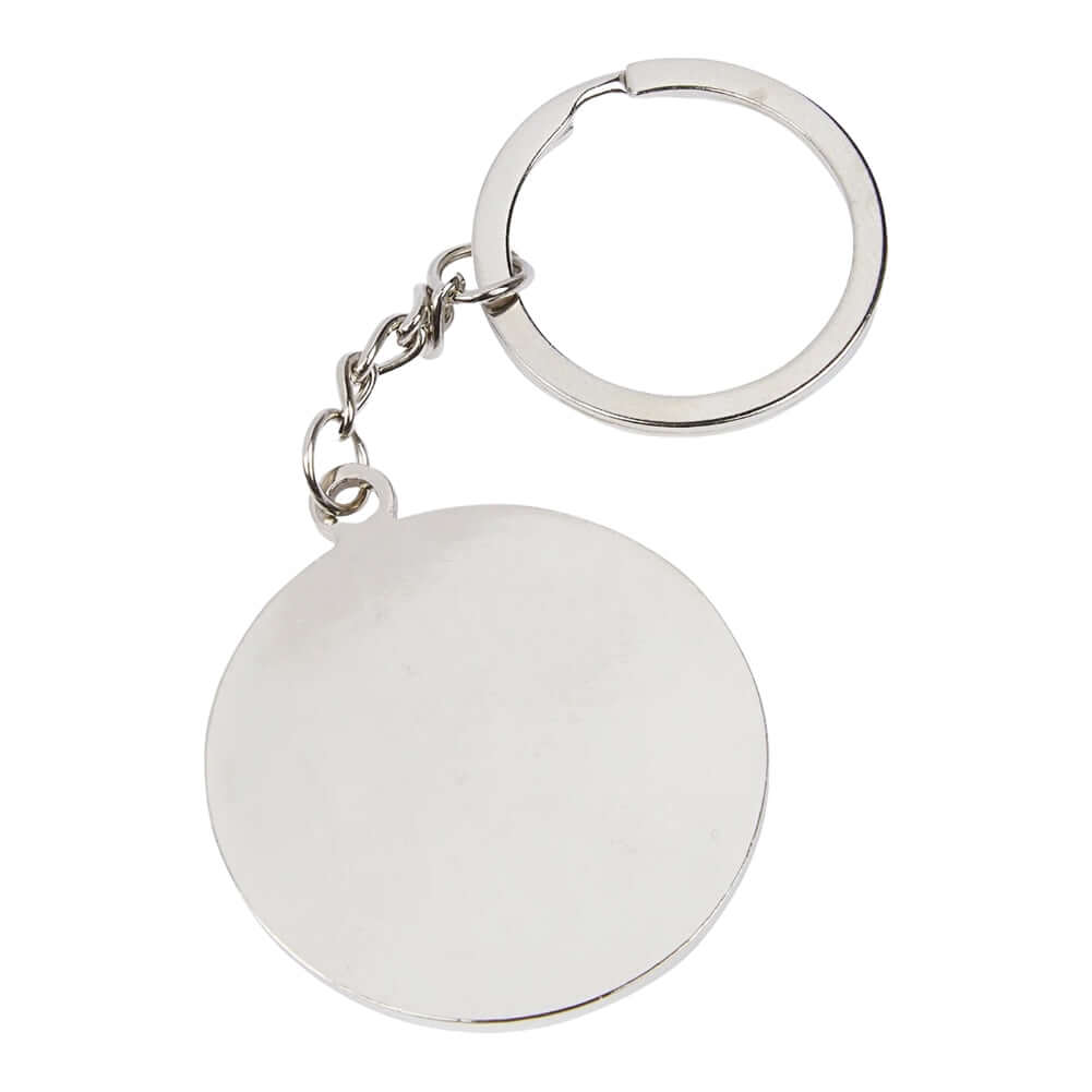 Leicester City FC Crest Keyring LKT Sport Metal crest shaped keyring with chain and split ringDie stamped design with vibrant red enamel infillMetal alloy with silver style finishOfficial licensed product Keychains