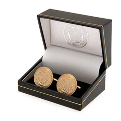 Leicester City FC Gold Plated Cufflinks LKT Sport Football>Football League>Leicester City FC|Football>Premier League Cufflinks