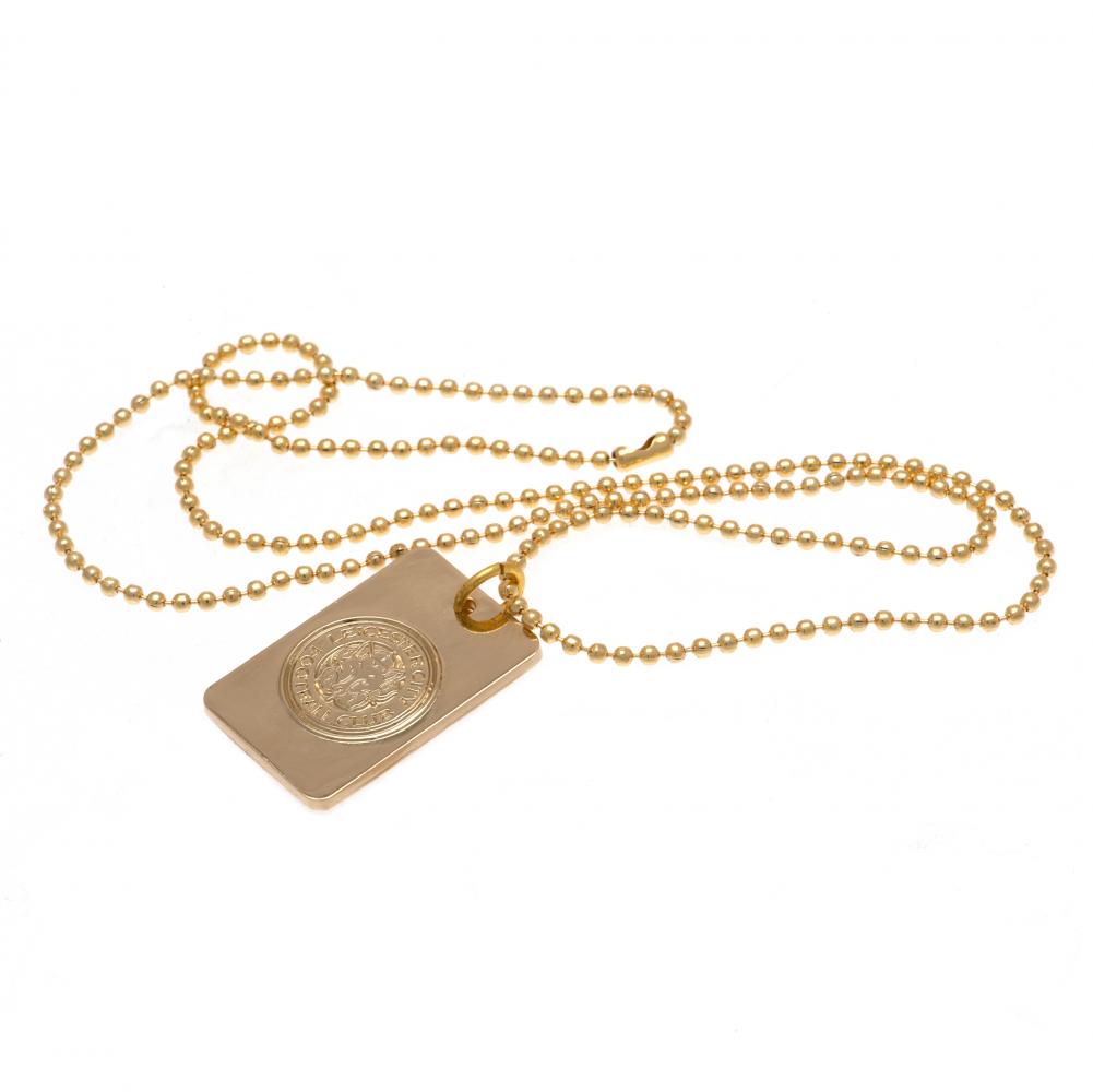 Leicester City FC Gold Plated Dog Tag & Chain LKT Sport Football>Football League>Leicester City FC|Football>Premier League Necklaces