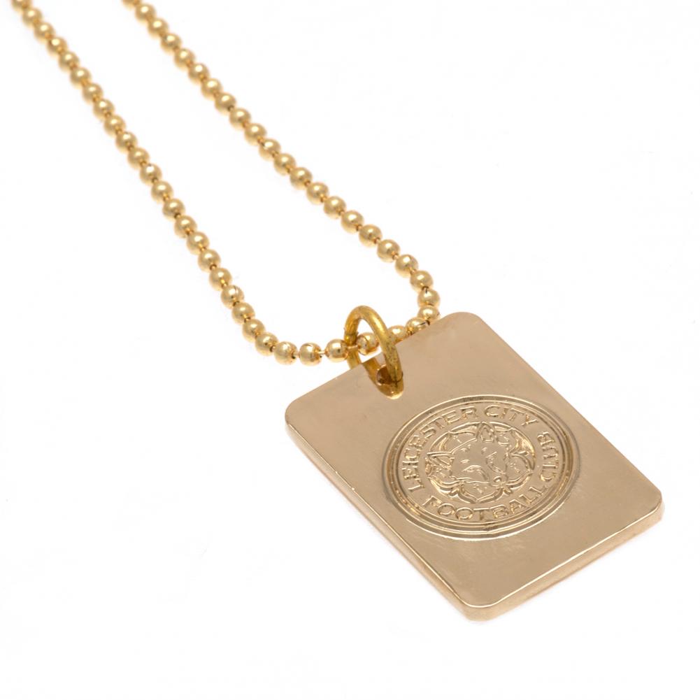 Leicester City FC Gold Plated Dog Tag & Chain LKT Sport Football>Football League>Leicester City FC|Football>Premier League Necklaces