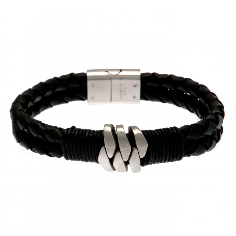 Leicester City FC Leather Bracelet LKT Sport Football>Football League>Leicester City FC|Football>Premier League Bracelets