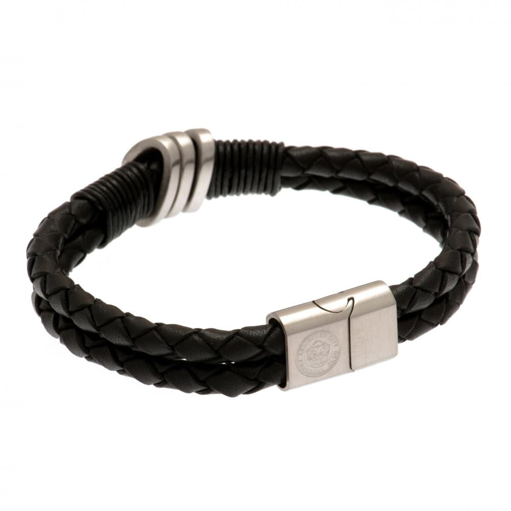 Leicester City FC Leather Bracelet LKT Sport Football>Football League>Leicester City FC|Football>Premier League Bracelets
