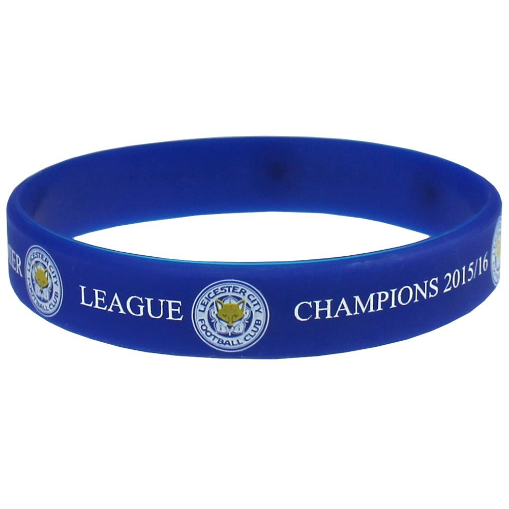 Leicester City FC Premier League Champions Silicone Wristband LKT Sport Football>Football League>Leicester City FC|Football>Premier League Sports Fan Accessories