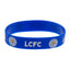 Leicester City FC Silicone Wristband LKT Sport Vibrant royal blue silicone rubber wristbandFeatures LCFC text and full colour club crestOne size fits allOfficial licensed productApprox 7cm in diameter Wristbands