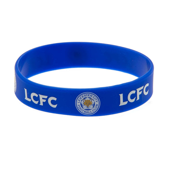 Leicester City FC Silicone Wristband LKT Sport Vibrant royal blue silicone rubber wristbandFeatures LCFC text and full colour club crestOne size fits allOfficial licensed productApprox 7cm in diameter Wristbands