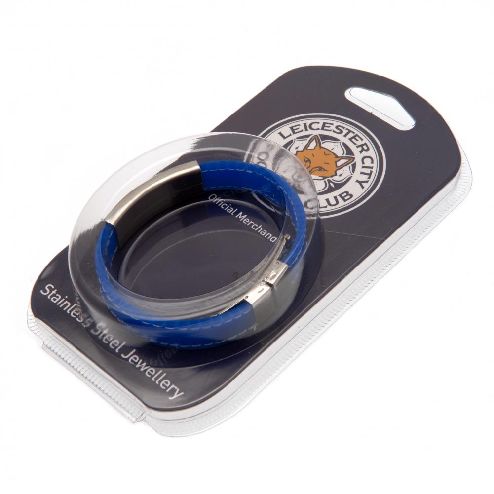 Leicester City FC Stitched Silicone Bracelet BL LKT Sport Football>Football League>Leicester City FC|Football>Premier League Bracelets