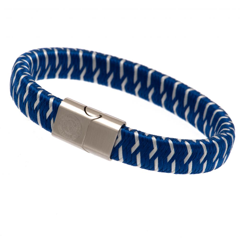 Leicester City FC Woven Bracelet LKT Sport Football>Football League>Leicester City FC|Football>Premier League Bracelets