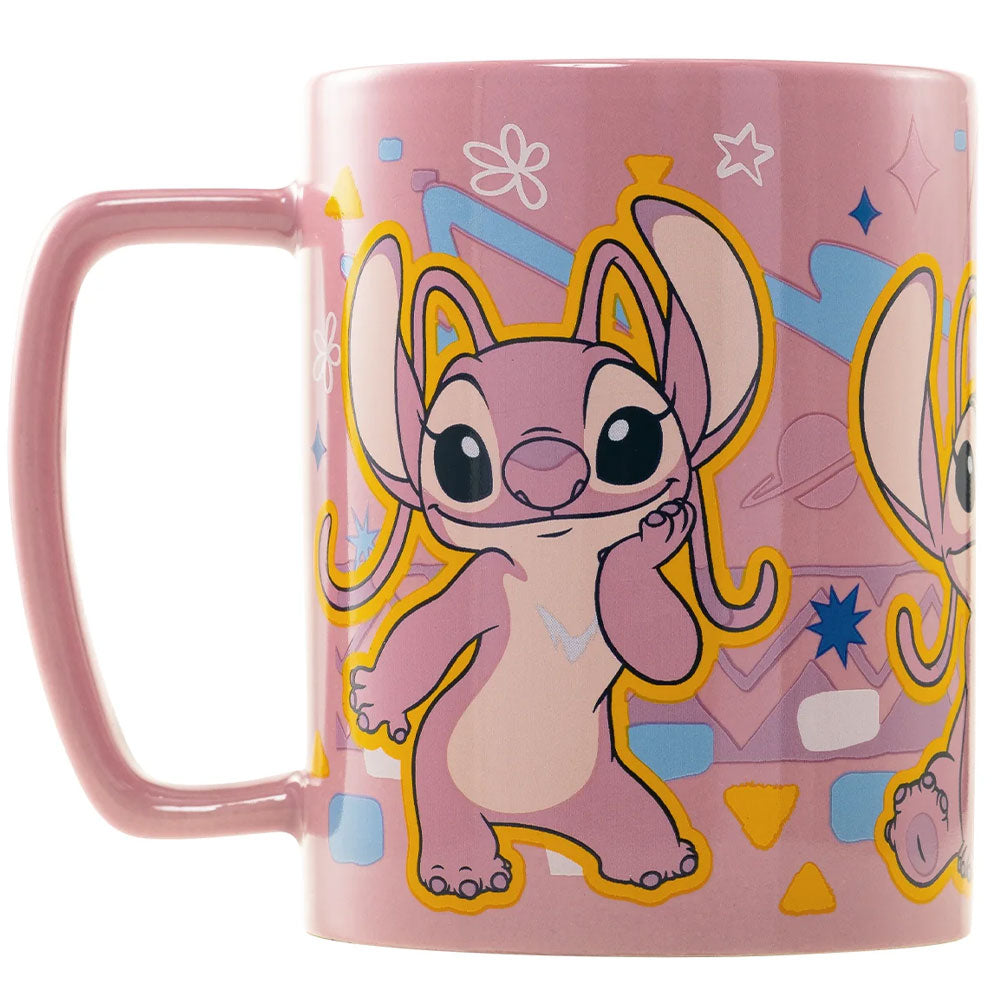 Lilo & Stitch Fuzzy Angel Mug LKT Sport Entertainment>Movies>Lilo & Stitch Mugs