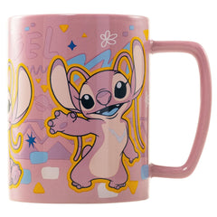 Lilo & Stitch Fuzzy Angel Mug LKT Sport Entertainment>Movies>Lilo & Stitch Mugs