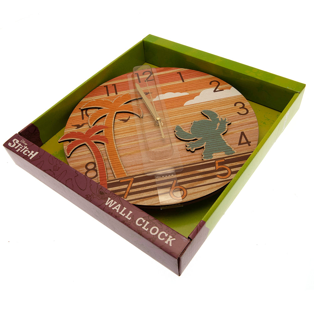Lilo & Stitch Premium Wooden Wall Clock LKT Sport Entertainment>Movies>Lilo & Stitch