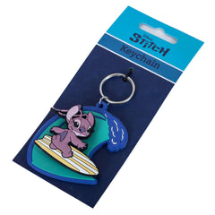 Lilo & Stitch Surfing Angel PVC Spinner Keyring LKT Sport Entertainment>Movies>Lilo & Stitch Keychains