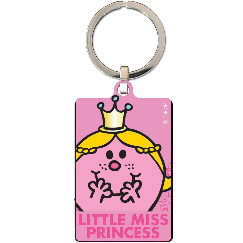 Little Miss Princess Metal Keyring LKT Sport Entertainment>TV Series>Mr. Men And Little Miss Keychains