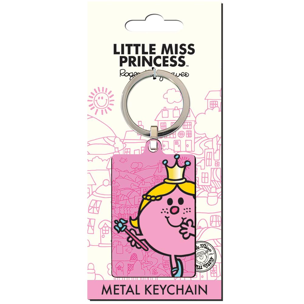 Little Miss Princess Metal Keyring LKT Sport Entertainment>TV Series>Mr. Men And Little Miss Keychains