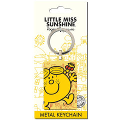 Little Miss Sunshine Metal Keyring LKT Sport Entertainment>TV Series>Mr. Men And Little Miss Keychains