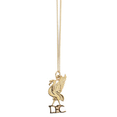 Liverpool FC 18ct Gold Plated on Silver Liverbird Pendant & Chain LKT Sport Football>Premier League>Liverpool FC