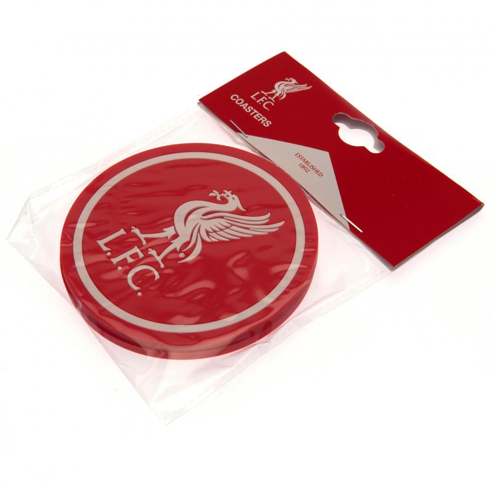 Liverpool FC 2pk Coaster Set LKT Sport Football>Premier League>Liverpool FC Coasters