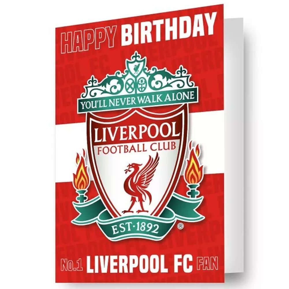 Liverpool FC 3D Lenticular Birthday Card LKT Sport Football>Premier League>Liverpool FC Greeting Cards