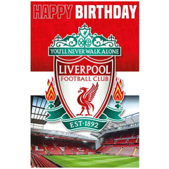 Liverpool FC 3D Lenticular Birthday Card LKT Sport Football>Premier League>Liverpool FC Greeting Cards