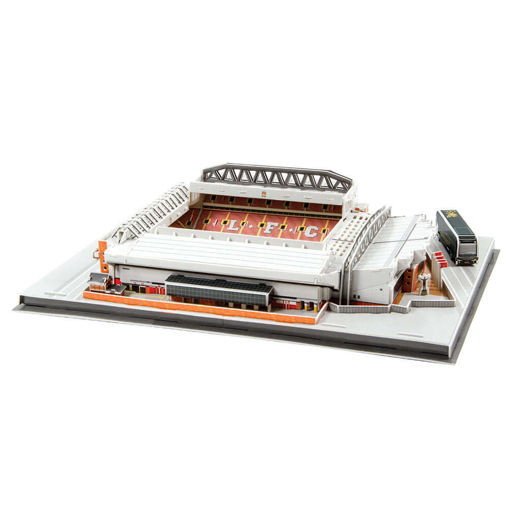 Liverpool FC 3D Stadium Puzzle LKT Sport 3D replica of the Anfield Road142pc puzzleSuitable for ages 7+Official licensed productApprox 37cm x 37cm x 11cm Puzzles Main image