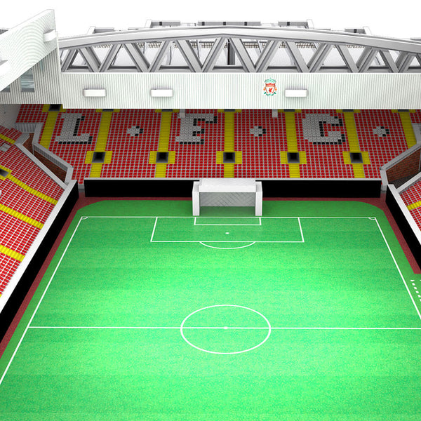 Liverpool FC 3D Stadium Puzzle LKT Sport 3D replica of the Anfield Road142pc puzzleSuitable for ages 7+Official licensed productApprox 37cm x 37cm x 11cm Puzzles