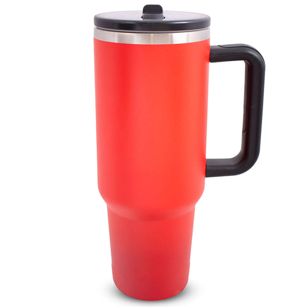 Liverpool FC 40oz Tumbler LKT Sport Red 40oz thermal tumbler, ideal for Liverpool fans of all agesKeep your drinks hot or cold for hours with double-walled insulationIncludes a soft grip handle for extra comfortWith a sturdy drinking spout to avoid any un