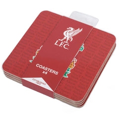 Liverpool FC 4pk Cork Coaster LKT Sport Pack of 4 cork coasters with a high quality printFeaturing a red background with a full colour Liverpool FC crest in the middle of each coasterOfficial licensed productApprox 10cm in diameter Coasters