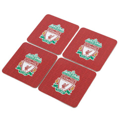 Liverpool FC 4pk Cork Coaster LKT Sport Pack of 4 cork coasters with a high quality printFeaturing a red background with a full colour Liverpool FC crest in the middle of each coasterOfficial licensed productApprox 10cm in diameter Coasters